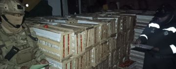 CEO recupera 400 litros de diésel y 320 cajas de tomate procedente del Perú 