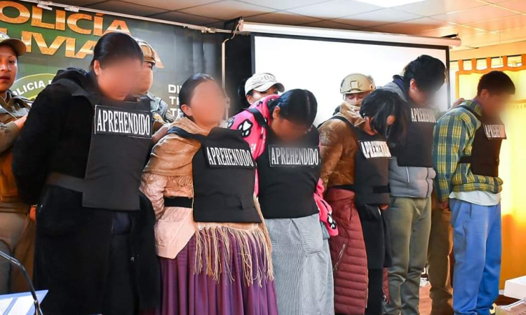 Policía anticrimen desbarata a banda implicada en robos en La Paz