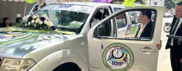 Fiscal General del Estado entrega a Tarija en su aniversario un IDIF Móvil