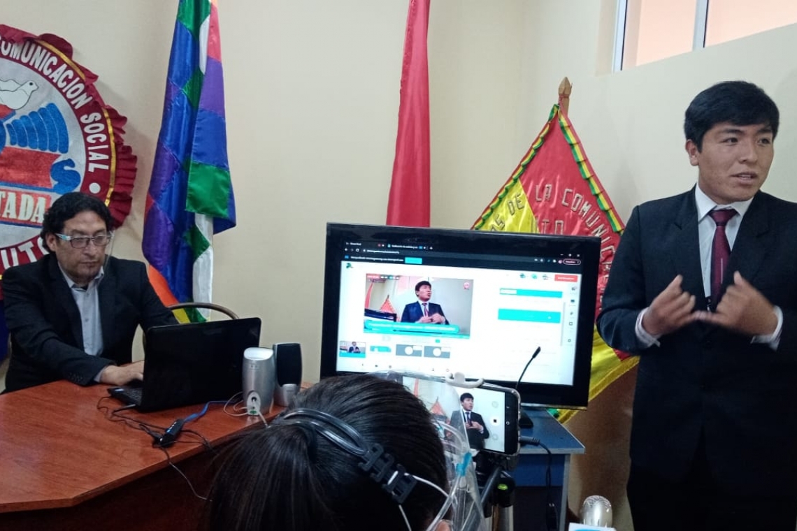 Comunicación Social de la UTO presenta “Oruro seguro” para verificar noticias