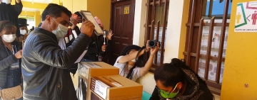 Johnny Vedia esperará con paciencia los resultados de votación 