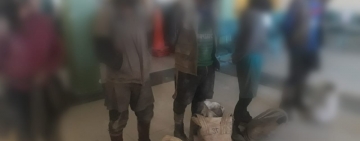 Capturan a 5 "jucus" en la minera de  Huanuni, dos son adolescentes mujeres 