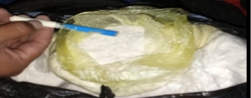 Incautan algo mas de 6 kilos de cocaína que estaba en posesión de dos sujetos