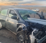 Colisión de automóviles deja herido a uno de los conductores