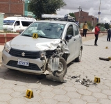 "Se fue en contraruta" y  ocasionó una colisión