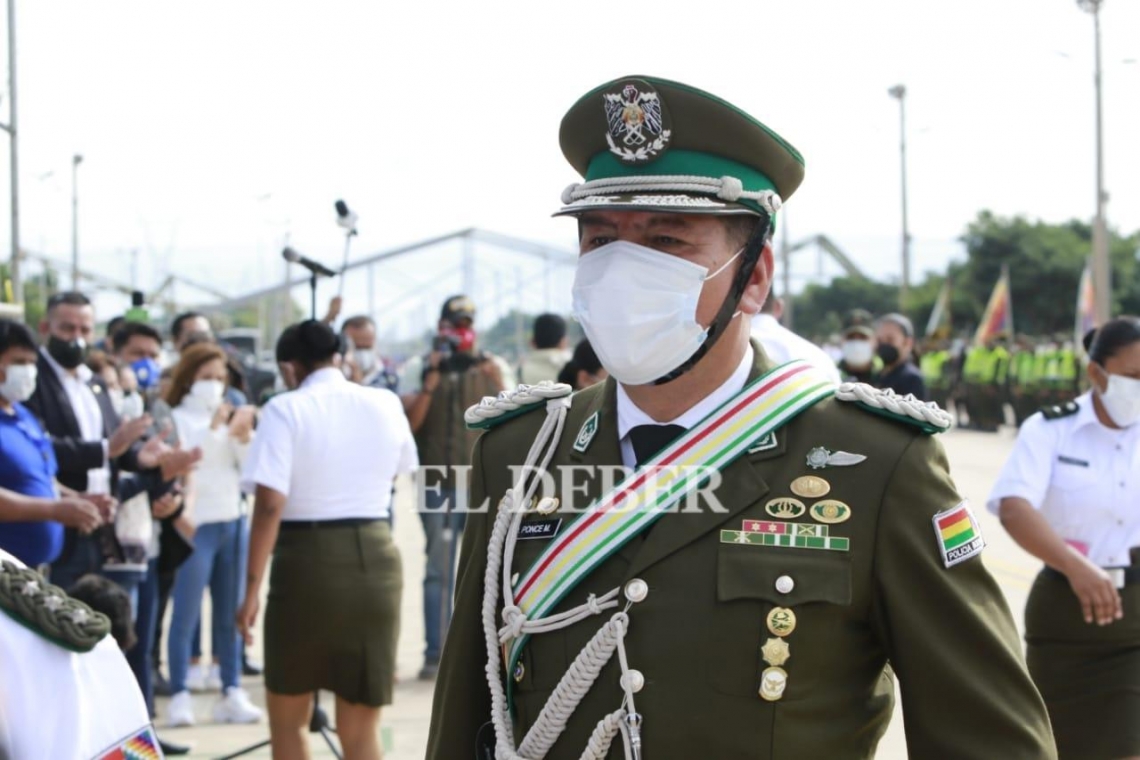 Vladimir Orlando Ponce es el nuevo comandante de la Policía de Santa Cruz