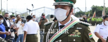 Vladimir Orlando Ponce es el nuevo comandante de la Policía de Santa Cruz