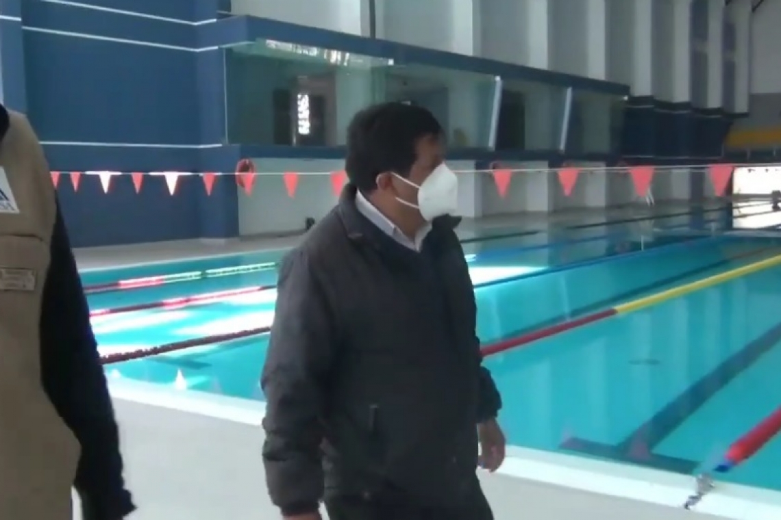 Piscina Olímpica de Oruro aún no se entregó oficialmente