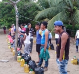 En Yapacaní 557 familias reciben 11 tn de ayuda humanitaria