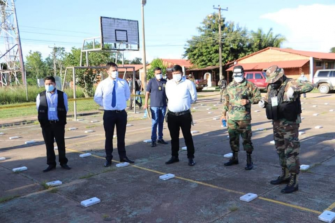 Incautan cerca de 250 kilos de droga equivalentes  a algo más de 1.2 millones de dólares americanos