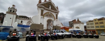 Armada brinda seguridad en peregrinación al Santuario de Copacabana