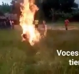 Queman vivo a un indígena acusado de asesinar a dos familiares en la comunidad Tsiman del Beni