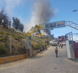 Controlan incendio de magnitud en Centro de Mantenimiento Municipal