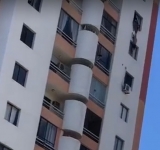 Una joven pareja muere tras caer de un edificio en  Santa Cruz, se presume un hecho de feminicidio-suicidio