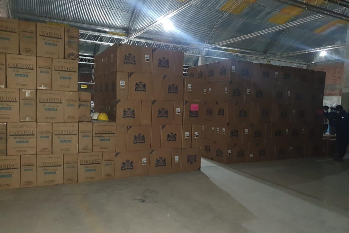 Incautan cigarrillos de contrabando avaluados en al menos 2 millones de bolivianos