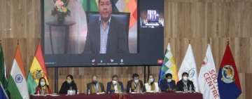 Presidente Arce advierte que si no se liberan las patentes la pandemia acabará con los sistemas sanitarios y muchas vidas más