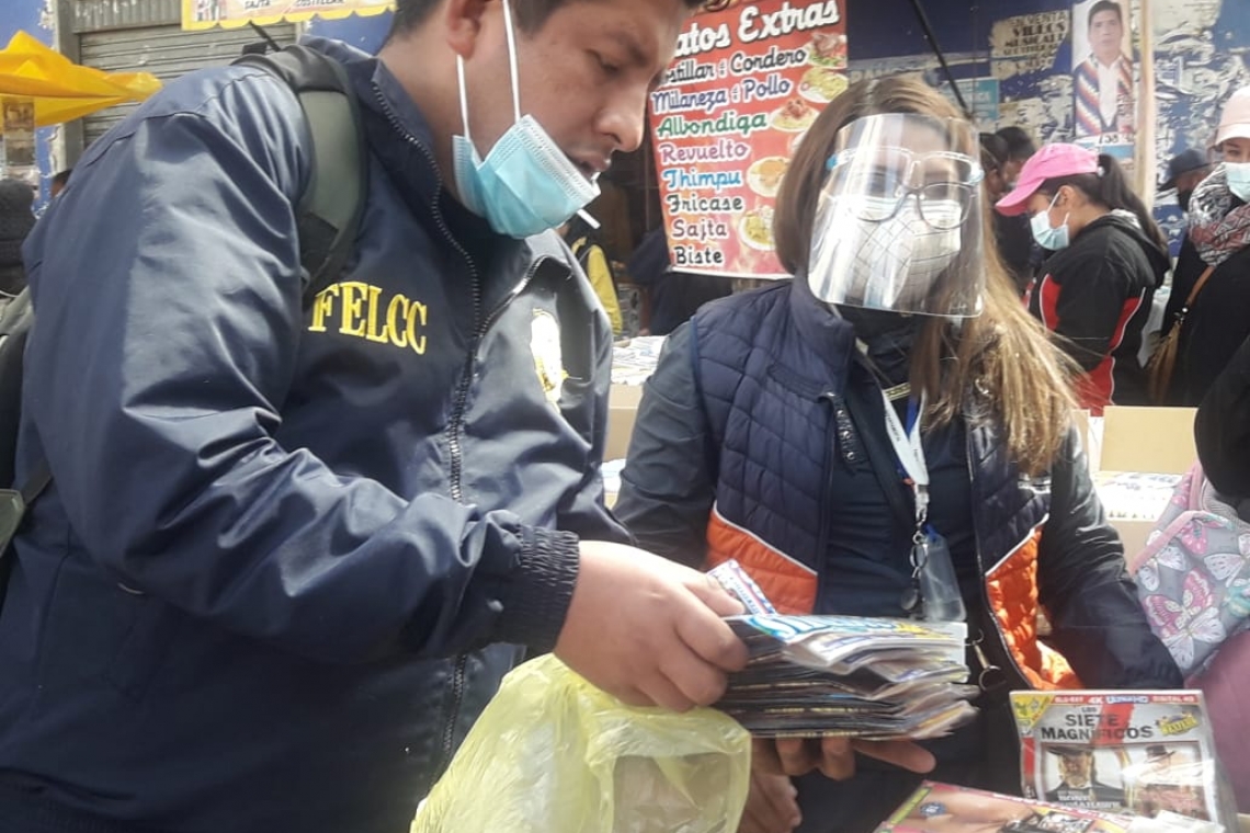 Policía y Fiscalía aprehenden a nueves personas implicadas en venta de material pornográfico en El Alto