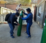 Una vez más, bloqueos impiden el paso de oxígeno y se genera gran demanda