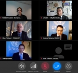 Fiscal General participa en encuentro virtual de la ONODC para analizar la lucha antidroga