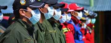 Comando policial estima que vacuna contra la Covid-19 llegará al  100% de funcionarios hasta la siguiente semana