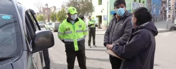 Udetra verifica que vehículos de transporte interprovincial cumplan con medidas de bioseguridad