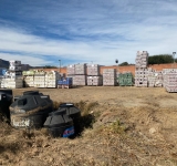 46 toneladas de vino y cerveza de  contrabando fueron destruidas en Tarija