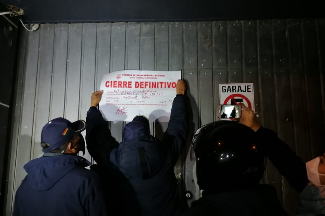 Clausuran restaurant “Las Peñas” por transgredir normativas municipales y carecer de documentación 