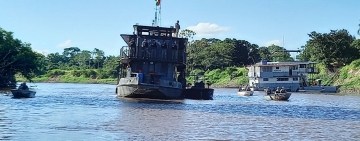 Se refuerza el patrullaje fluvial en áreas ribereñas y lacustres del país