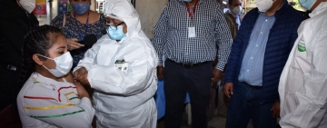 Presidente Luis Arce: “¡Que viva la juventud vacunada!”