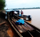 Marinos decomisan 3.709 pies tablares de madera en el río Beni