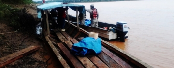 Marinos decomisan 3.709 pies tablares de madera en el río Beni