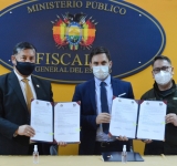 Fiscalía y Policía sellan acuerdo para cruce de información sistematizada 