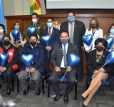 Bolivia se suma a campaña internacional “Corazón Azul” contra la trata y tráfico de personas