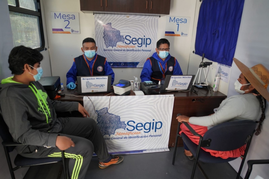 SEGIP Móvil cedulará a más de 10.000 bolivianos hasta diciembre