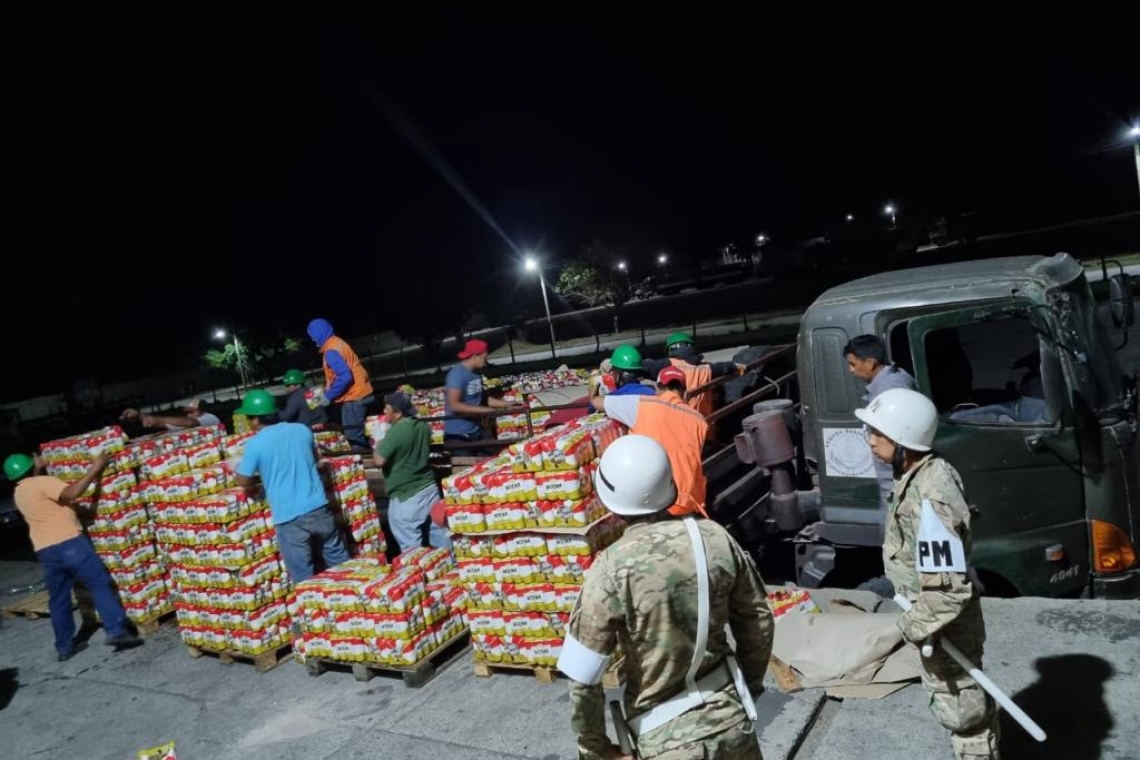 Aduana comisa 73 toneladas de Cerveza, valuado en casi el millón de bolivianos en Puerto Suárez