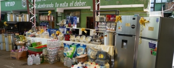 Gobierno dignifica unidades policiales, UTOP recibe equipos y electrodomésticos