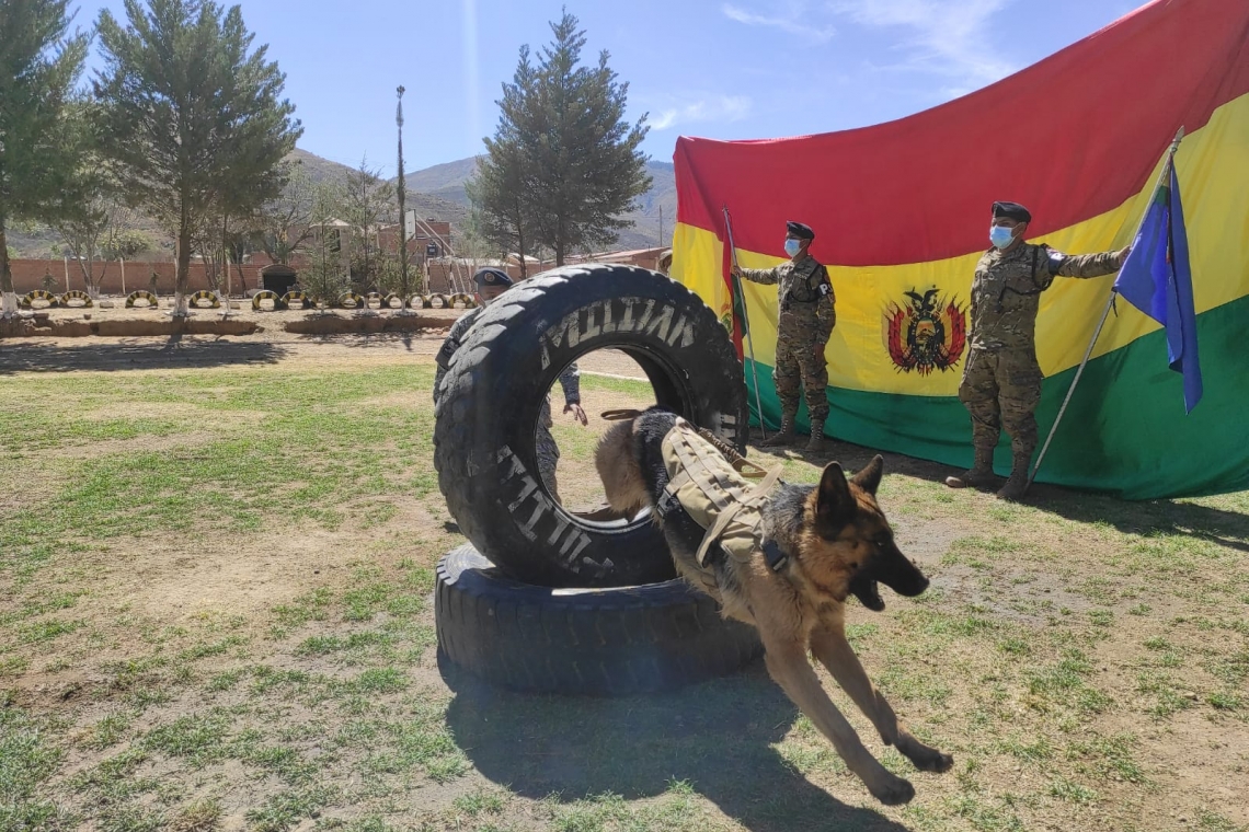 La Armada Boliviana rinde homenaje al mejor amigo del ser humano