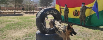 La Armada Boliviana rinde homenaje al mejor amigo del ser humano