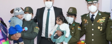 Guarnición policial estrena guardería infantil edificada con inversión de Bs 3 millones