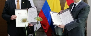 Fiscales de Bolivia y Colombia acuerdan lucha anticrimen e intercambio de experiencias 