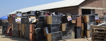 AJ cierra ciclo de ilegalidad con destrucción de 5.784 máquinas de juego comisadas