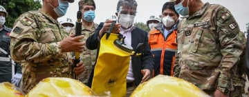 Defensa refuerza lucha contra incendios controlados en 95% en el país