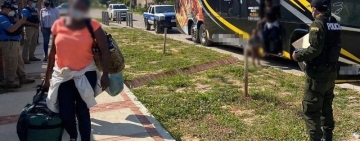 Cuatro investigados por delito de trata y tráfico de 73 haitianos en Sucre