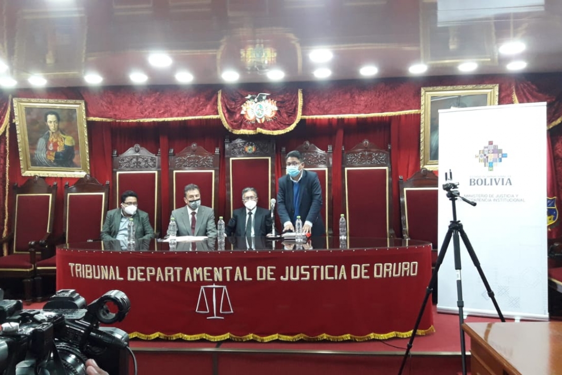 En marcha socialización de ejes de la reforma judicial en la tierra de Pantaleón Dalence