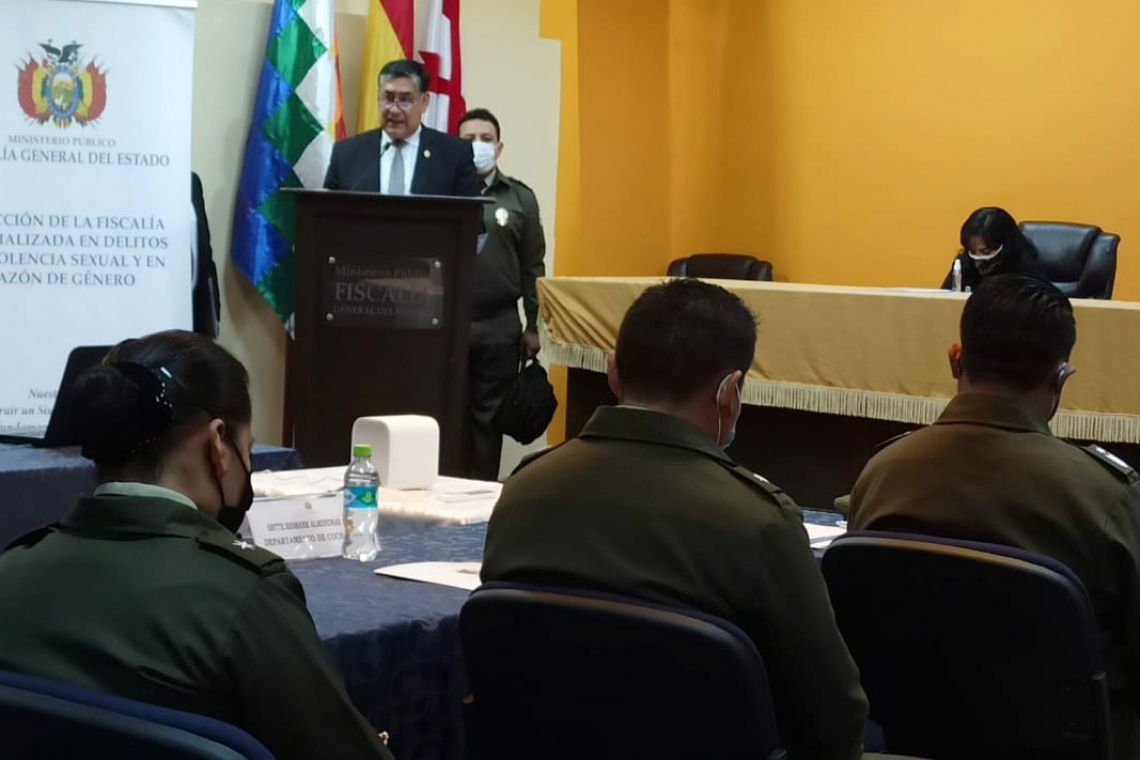 Fiscalía capacita a policías en denuncias a víctimas de violencia sexual en razón de género