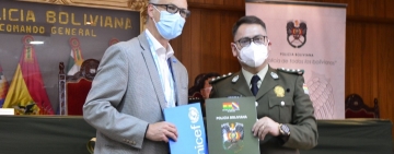 Policía-UNICEF firman acuerdo para prevenir la violencia y atención psicoemocional