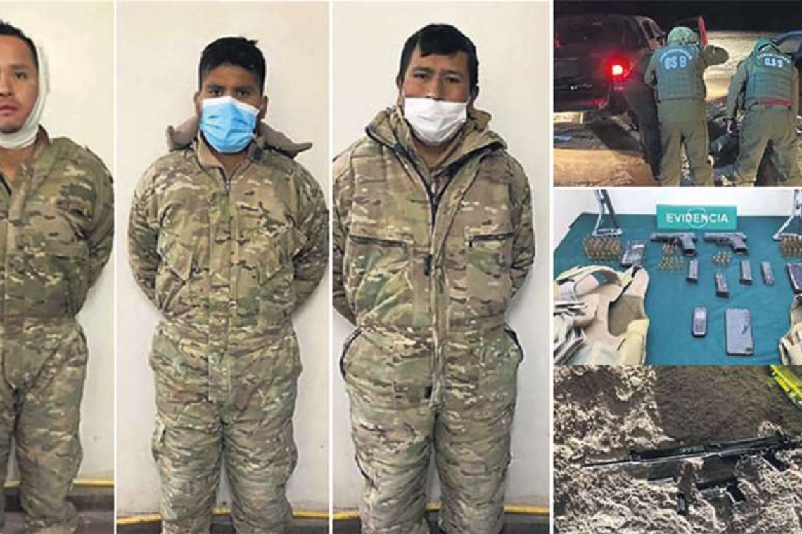 Revocan detención preventiva por arresto domiciliario para militares boliviano en Chile