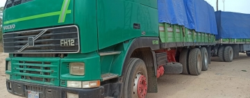 Aduana comisa 8 camiones con contrabando, valuado en Bs1.712.000 en frontera con Argentina