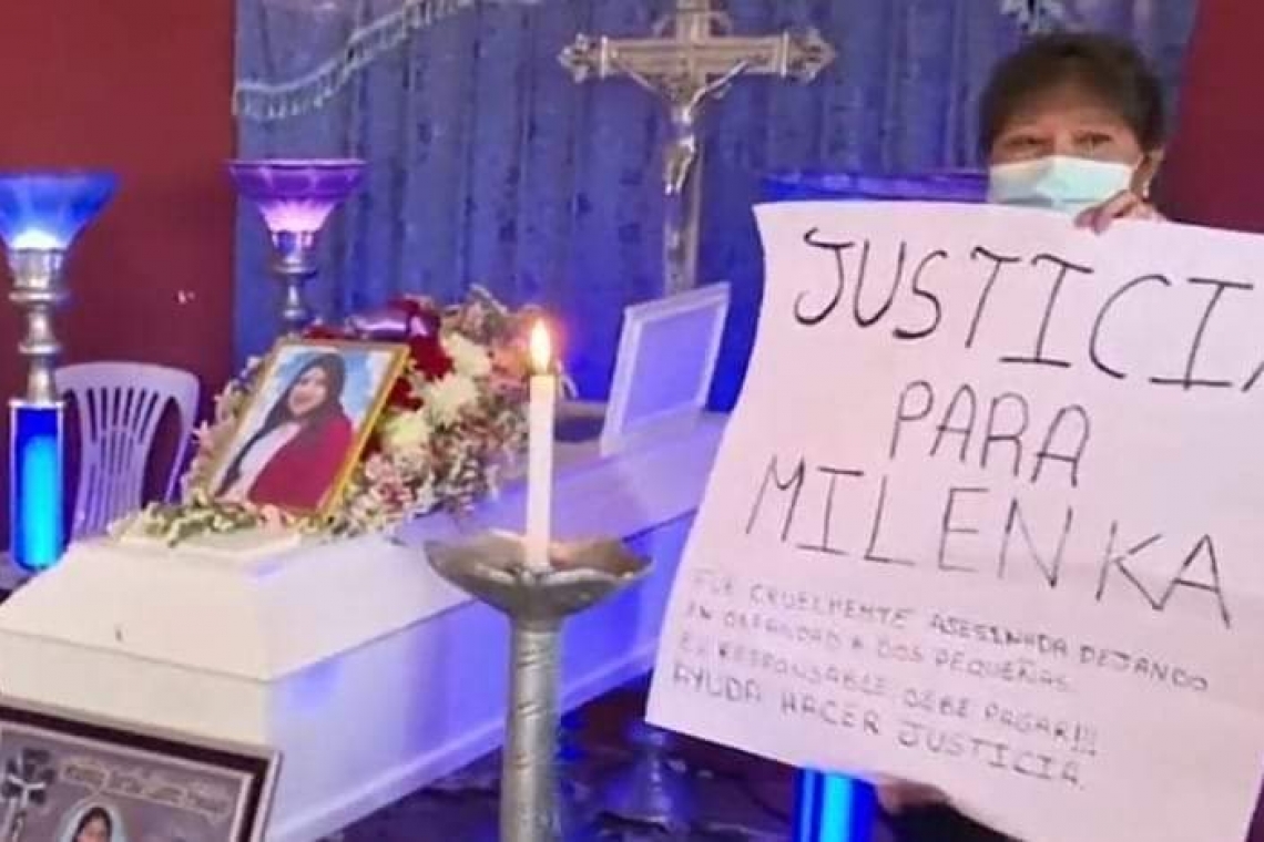 Piden cárcel para exesposo que ahogó a Milenka en La Paz