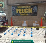 La FELCN confisca 22 kilos de cocaína y marihuana en Sucre y Cochabamba